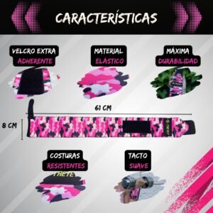 Muñequeras Pink Camo - Imagen 3