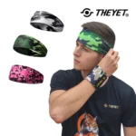 Headband Camo elastica transpirable para CrossFit fitness gimnasio yoga THEYET