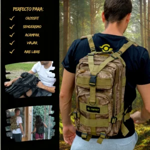 Mochila Táctica 25l MOLLE X-PACK Camo Forest - Imagen 7