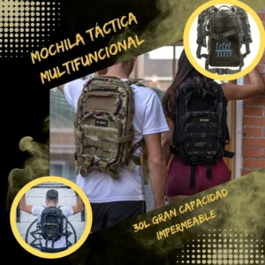 Mochila Táctica 30l VELCRO X-PRO Camo - Imagen 7