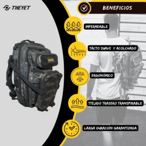 Mochila Táctica 30l VELCRO X-PRO Camo - Imagen 4