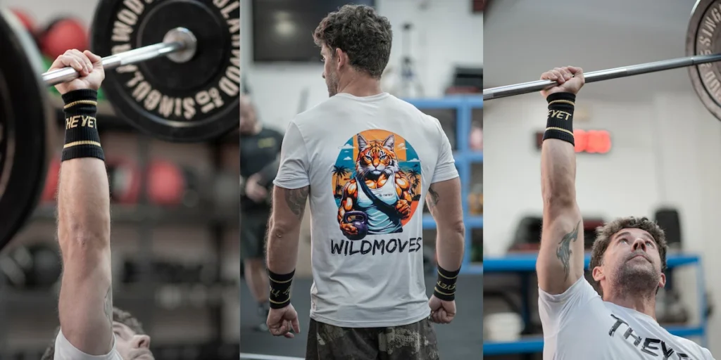 muñequeras algodon crossfit y hyrox