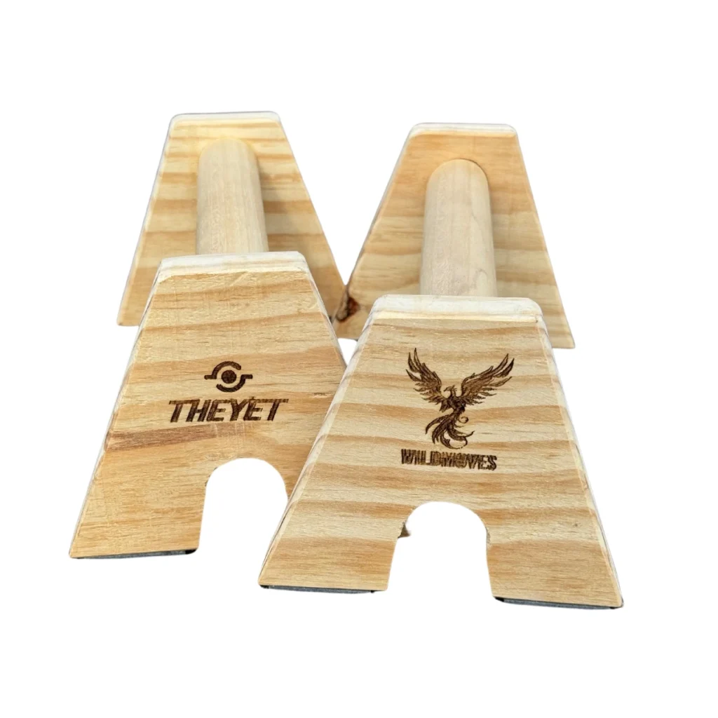 calistenia, pino, hecho en españa, madera, handstand paralettes