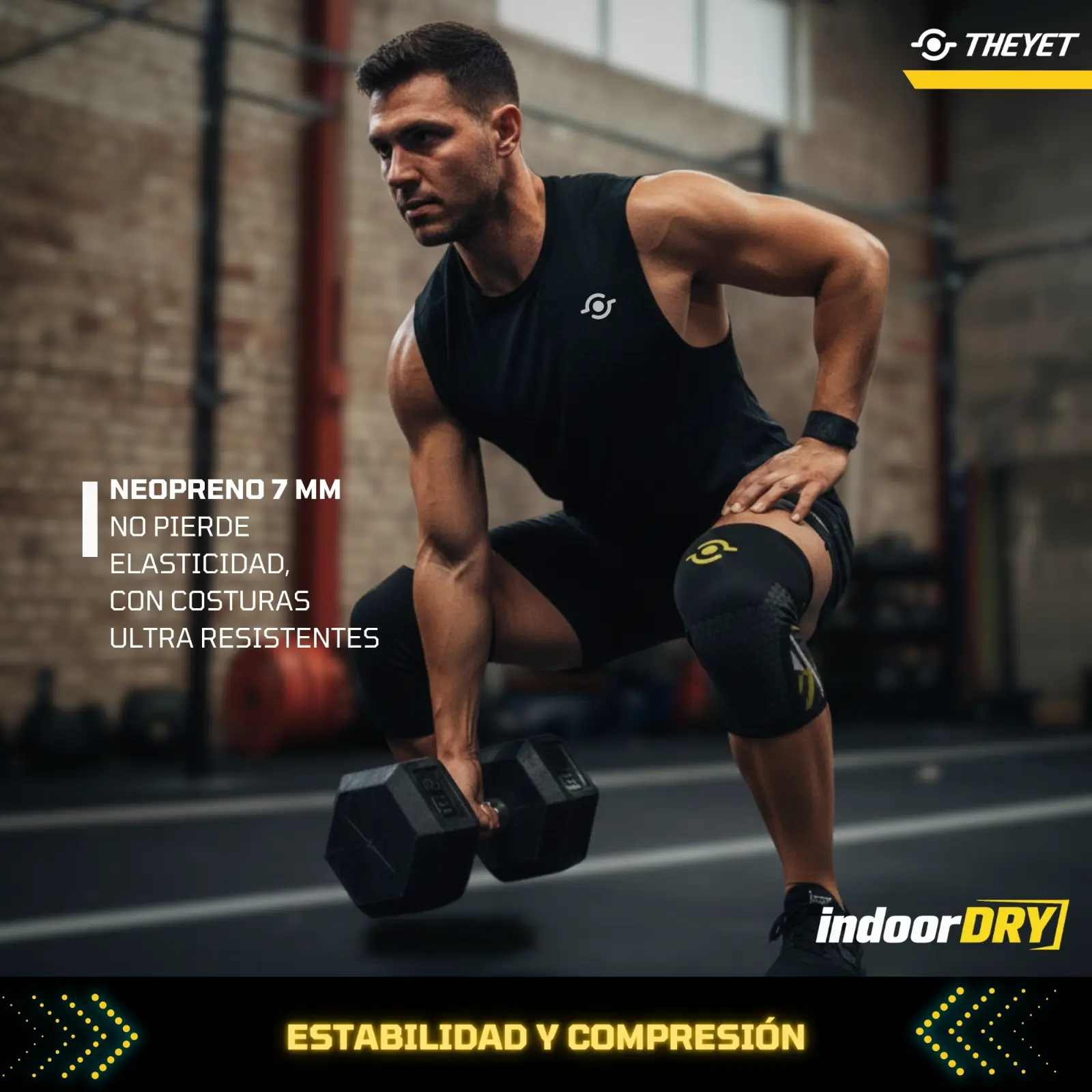 rodilleras crossfit 7mm levantamientos