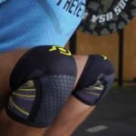 Rodilleras para crossfit de neopreno de 7mm de compresion fitness y halterofilia theyet premium