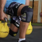 Rodilleras para crossfit de neopreno de 7mm de compresion fitness y halterofilia theyet premium