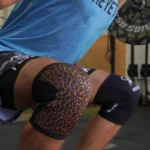 Rodilleras para crossfit de neopreno de 7mm de compresion fitness y halterofilia theyet animal print