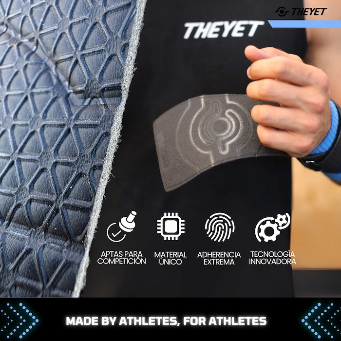 Calleras Neo Grip para crossfit cross training gimnasticos muscle up barra dominadas mano sin magnesio sin agujeros