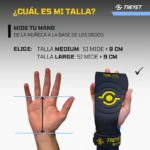 Calleras Neo Grip para crossfit cross training gimnasticos muscle up barra dominadas mano sin magnesio sin agujeros