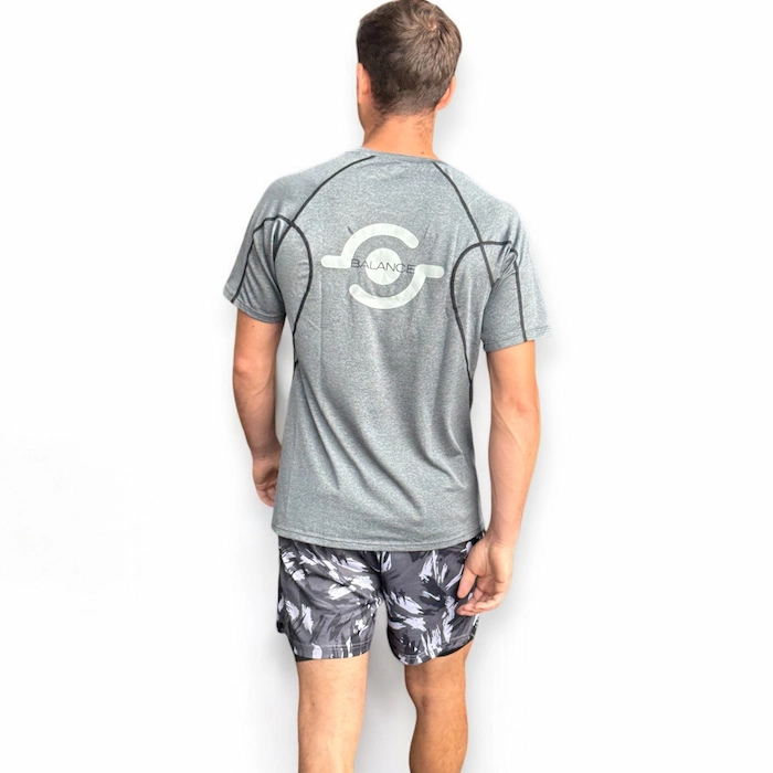 Camiseta deportiva crossfit hyrox fitness transpirable elastica