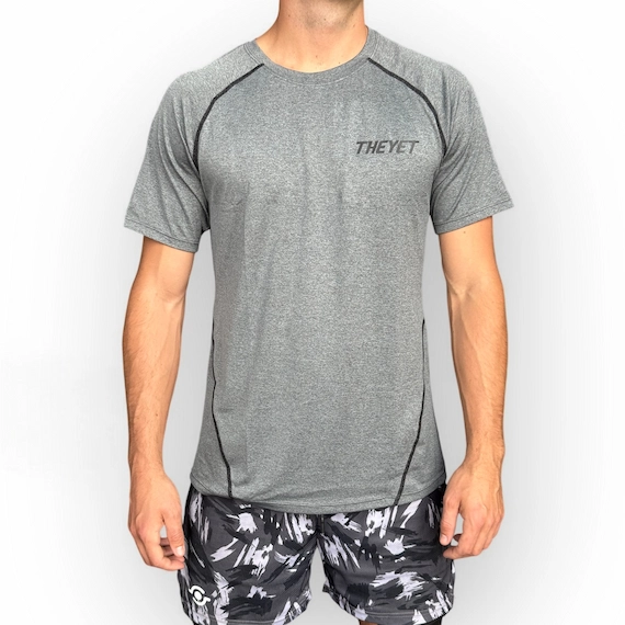 Camiseta deportiva crossfit hyrox fitness transpirable elastica