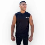 Camiseta sin mangas negra crossfit hyrox calistenia THEYET