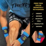 Muñequeras crossfit, padel, fitness, gym, fit, sudor, tenis, calleras