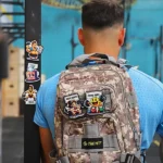 Parche chaleco mochila tactica militar crossfit velcro