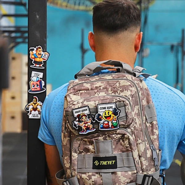 Parche chaleco mochila tactica militar crossfit velcro