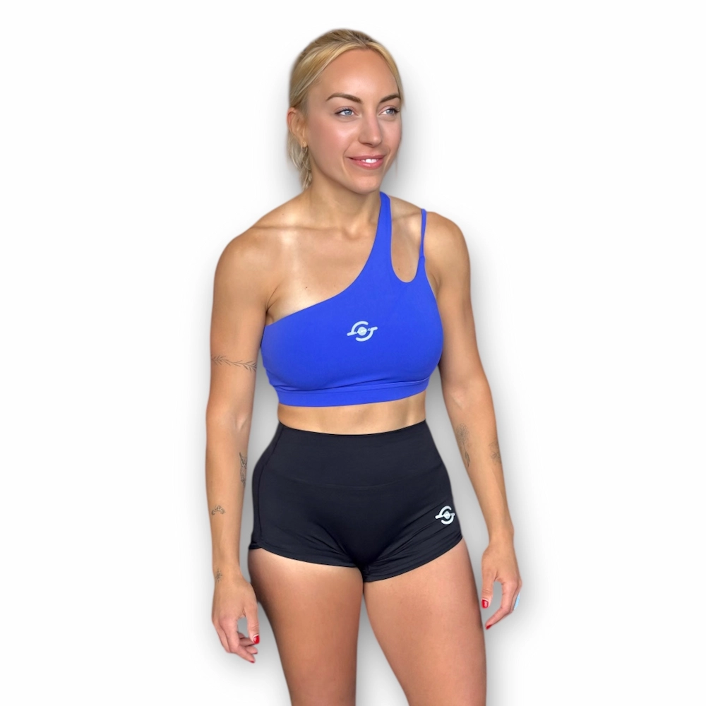 Short pantalon corto malla deportiva mujer crossfit y hyrox theyet negro