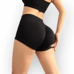 Short pantalon corto malla deportiva mujer crossfit y hyrox theyet negro