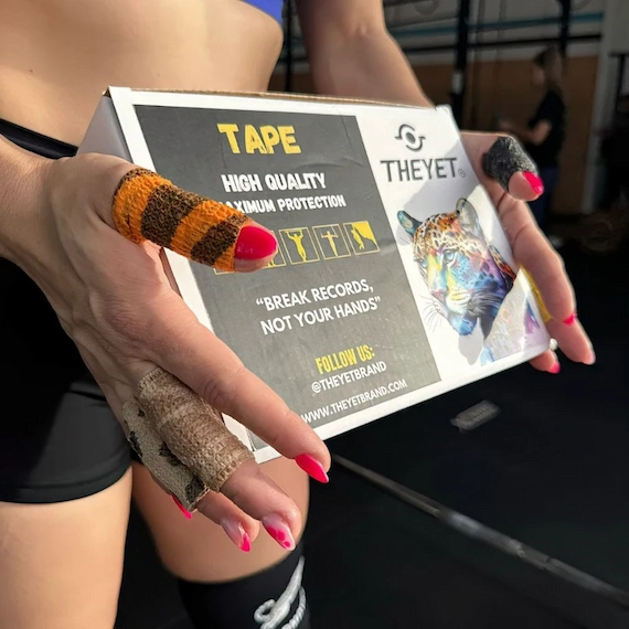 tape vendaje cohesivo para crossfit, cross training, fitness