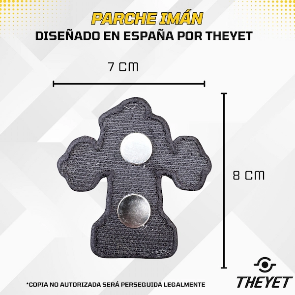 Parche chaleco mochila tactica militar crossfit velcro