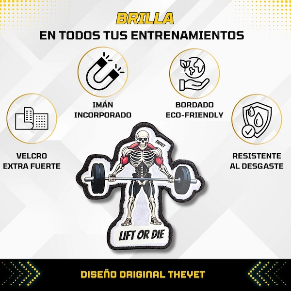 Parche chaleco mochila tactica militar crossfit velcro