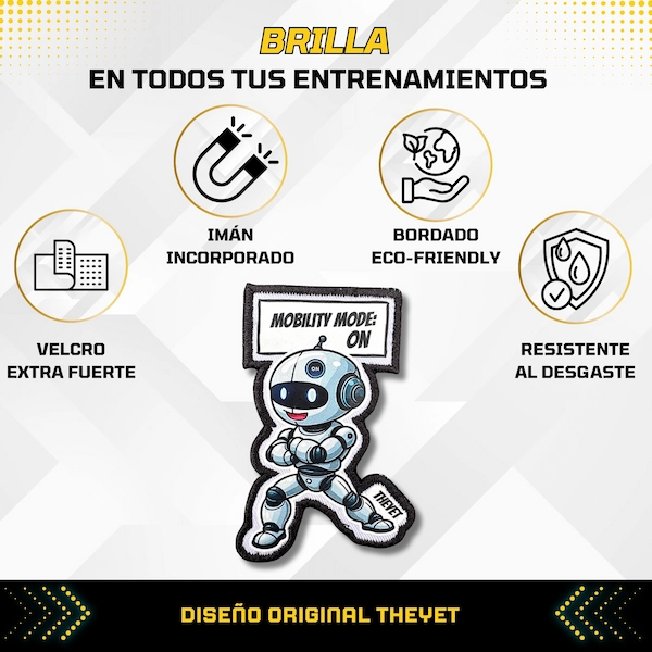 Parche chaleco mochila tactica militar crossfit velcro