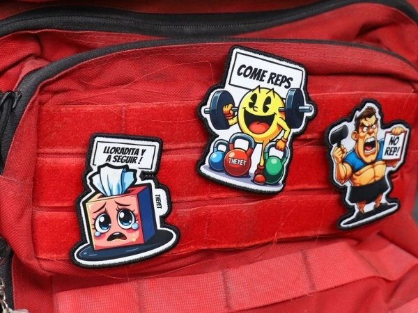 parche iman divertido mochila tactica militar crossfit