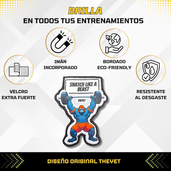 Parche chaleco mochila tactica militar crossfit velcro