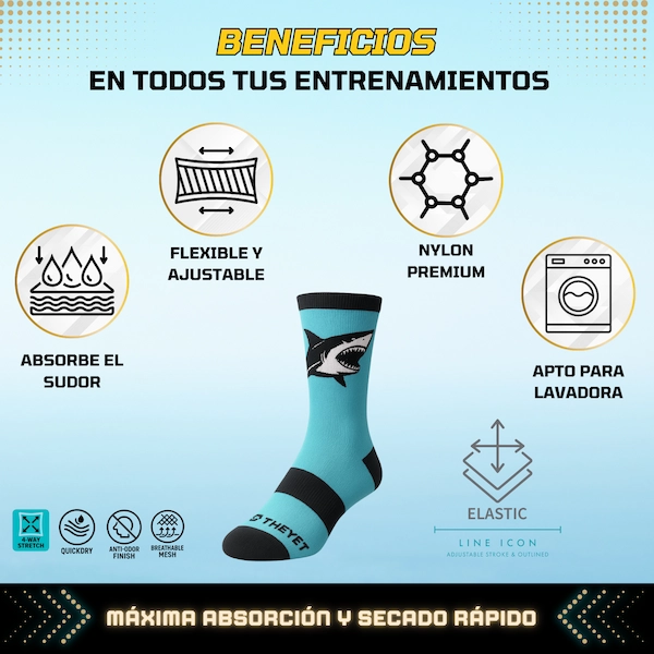 Calcetines crossfit elasticos transpirables para cross training hyrox fitness