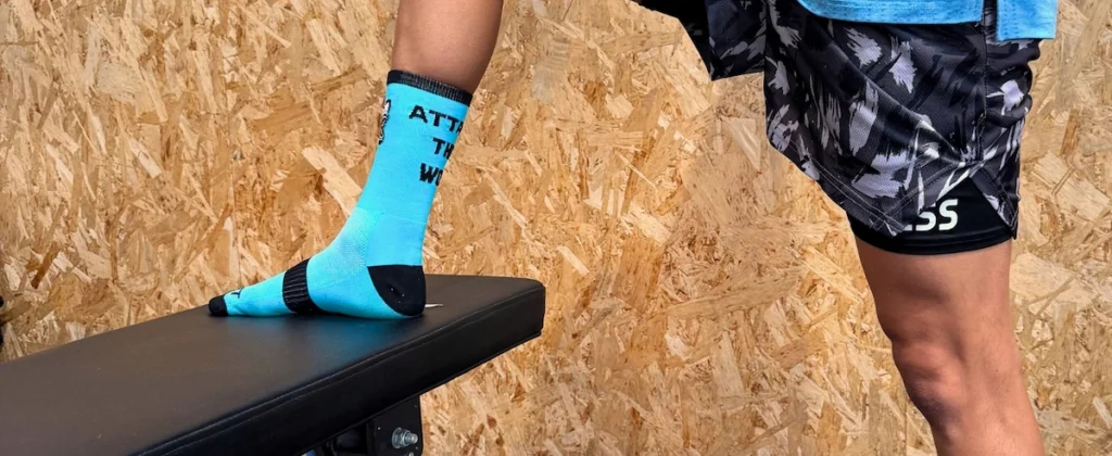 Calcetines crossfit elasticos transpirables para cross training hyrox fitness
