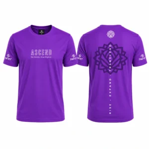camisetas inner virtues theyet chakras morado
