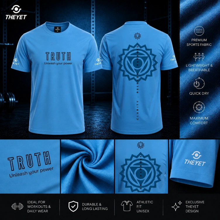 camisetas inner virtues theyet chakras azul claro celeste