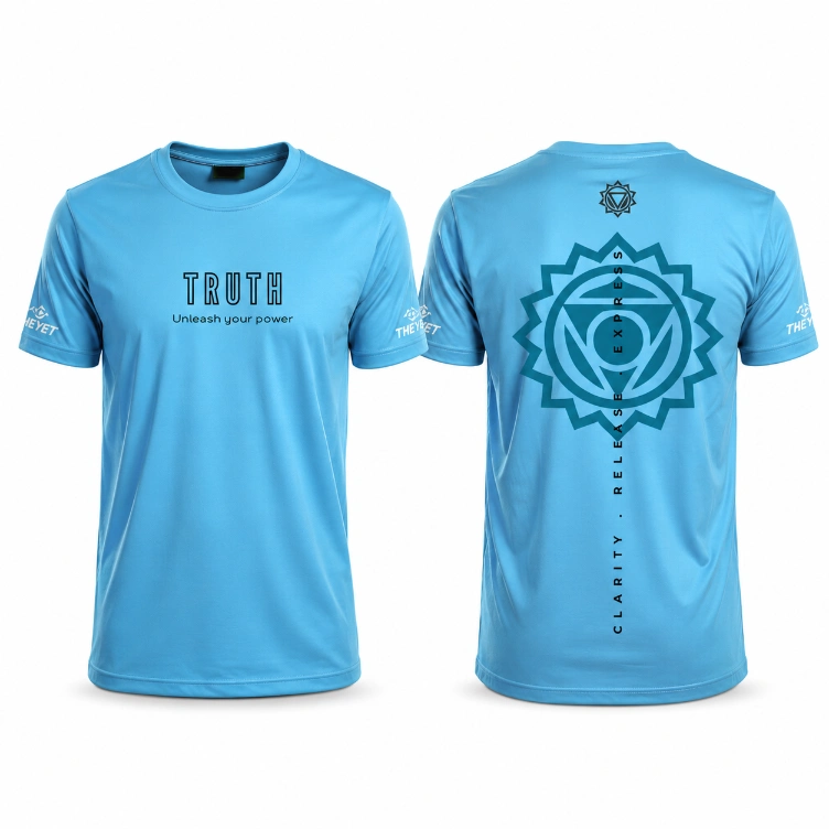 camisetas inner virtues theyet chakras azul claro celeste